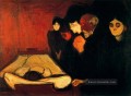 durch das Sterbebettfieber 1893 Edvard Munch Expressionismus